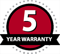 5-Year Warranty